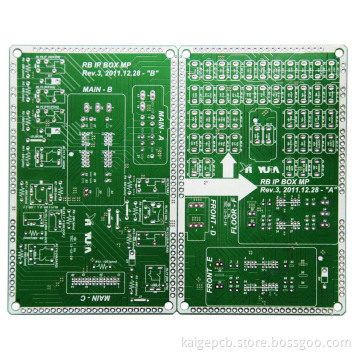 Auto PCB 2 L Double Board Sn HASL 2oz UL Ts16949 Certificated Automobile Board